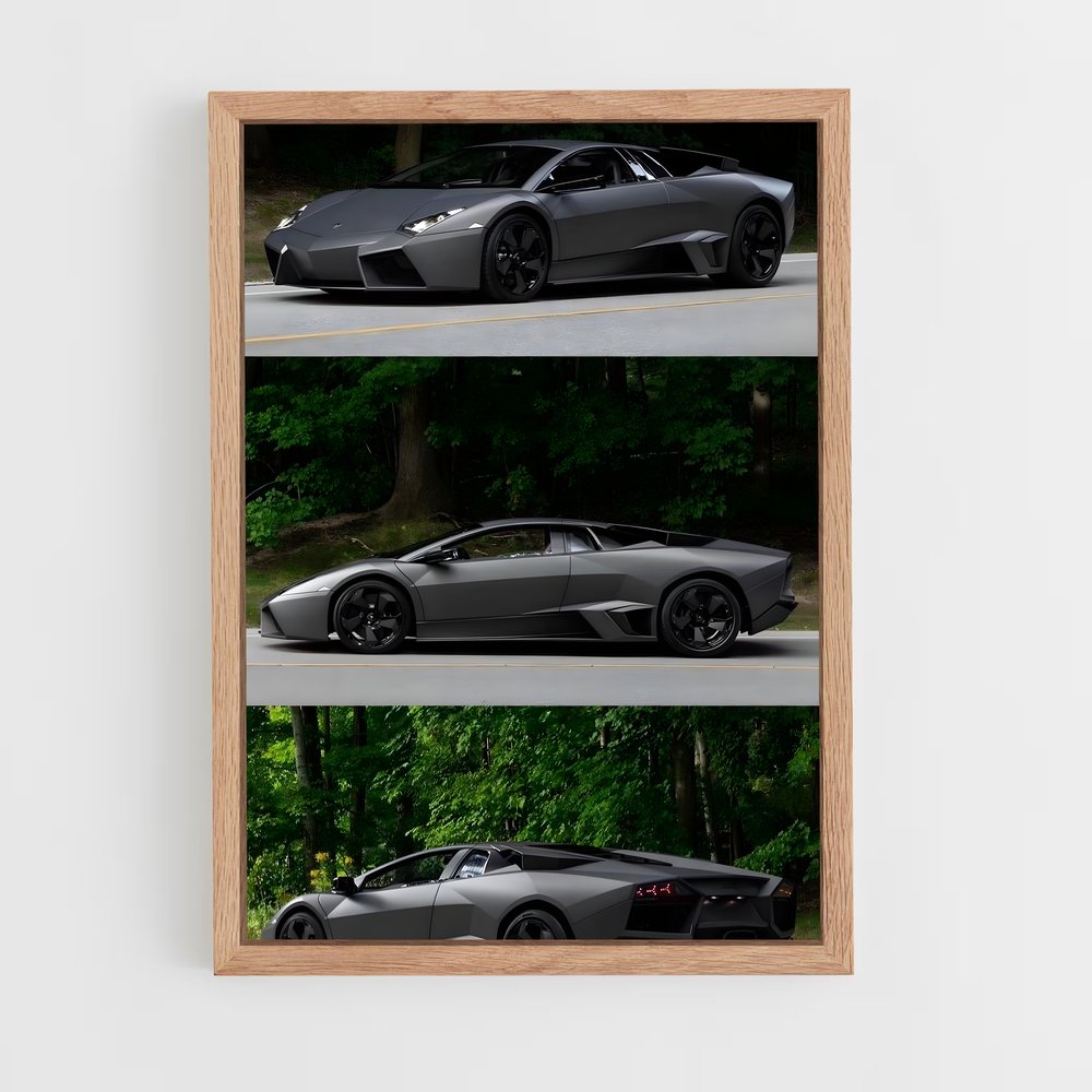 Poster Reventon de roadster – affiche Lamborghini (vue 4)
